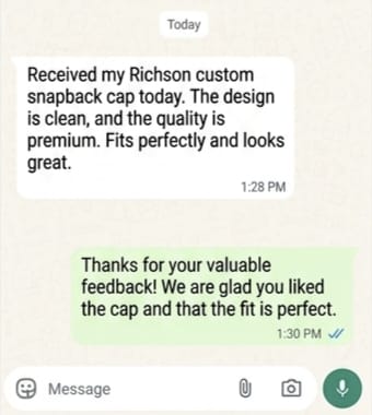 WhatsApp review 5