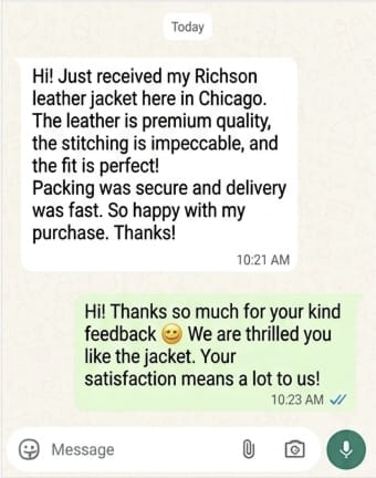 WhatsApp review 1